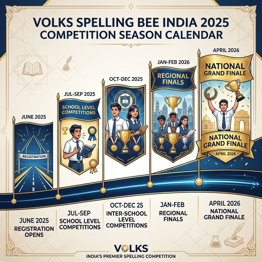 VOLKS Spelling Bee 2025 Schedule